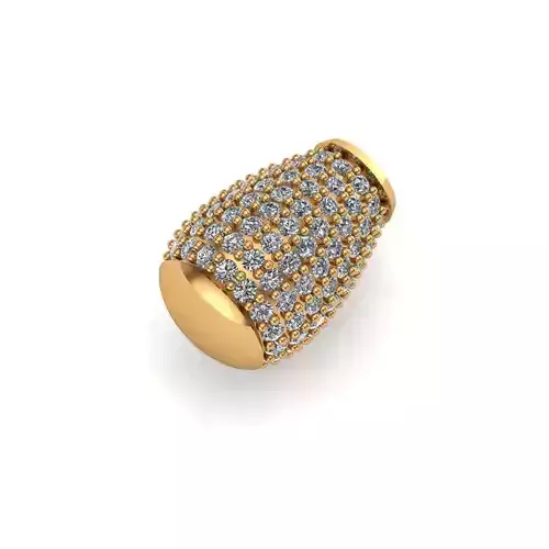 Jewelry gold ring with diamonds