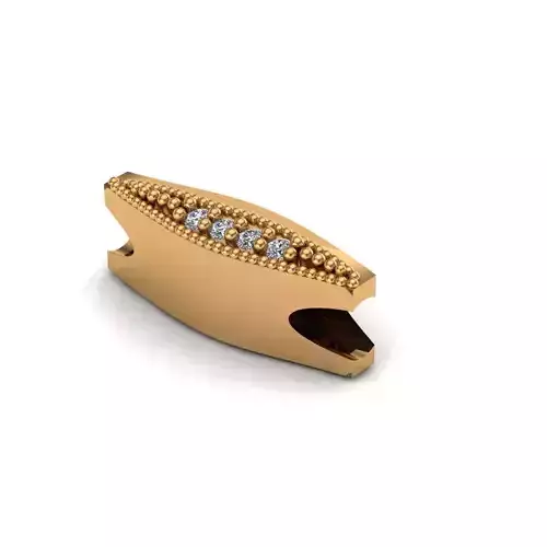 Jewelry gold ring with diamonds