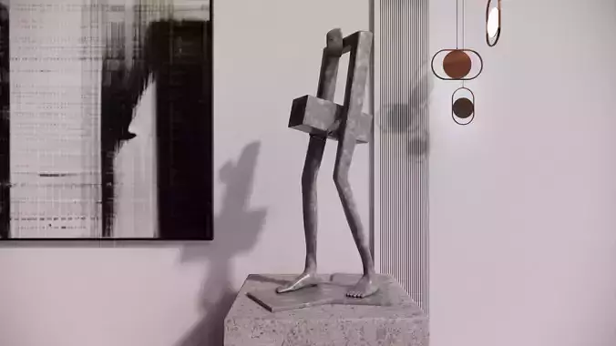 modern abstract sculpture