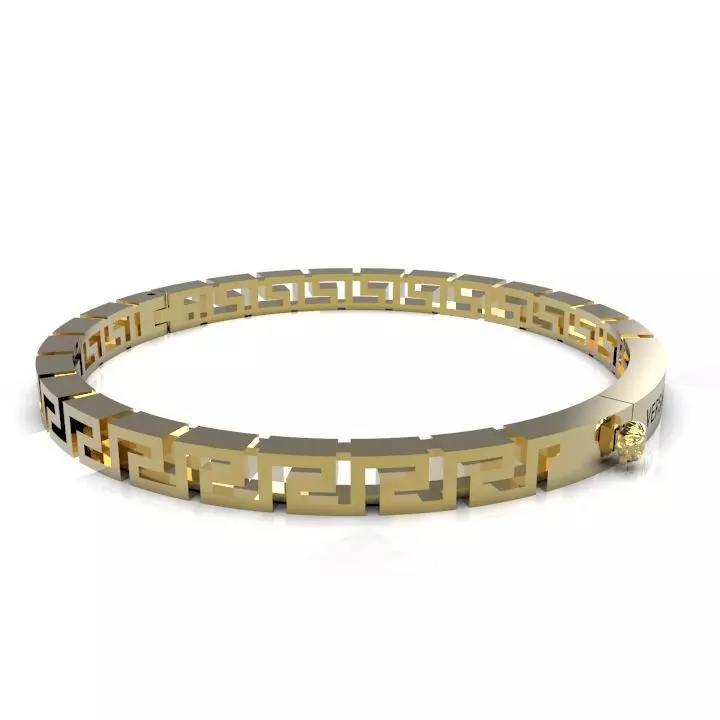 medusa greek bracelet 3D print model