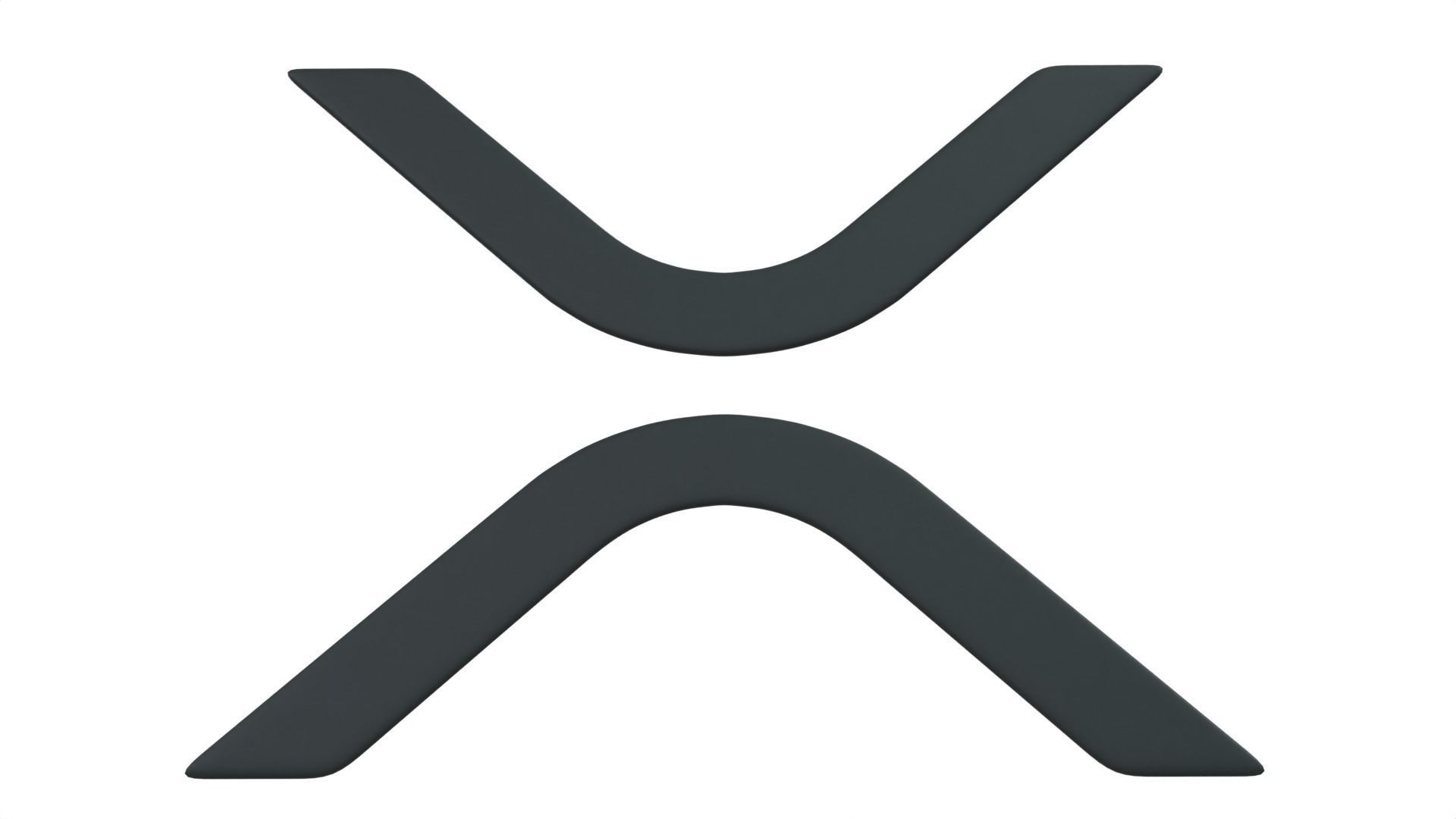 Ripple XRP Coin Cryptocurrency Logo 3D Model 3D model | CGTrader