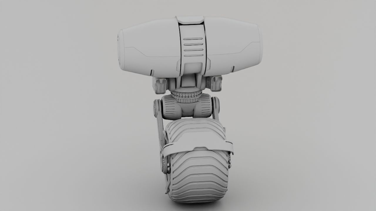 Wheel Droid  rigged character 3D model_25
