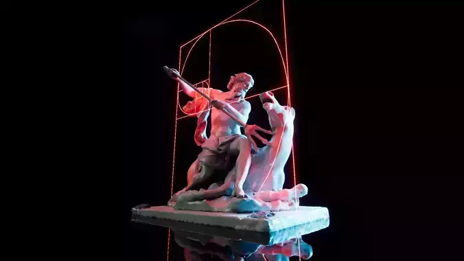 Poseidon  sculpture