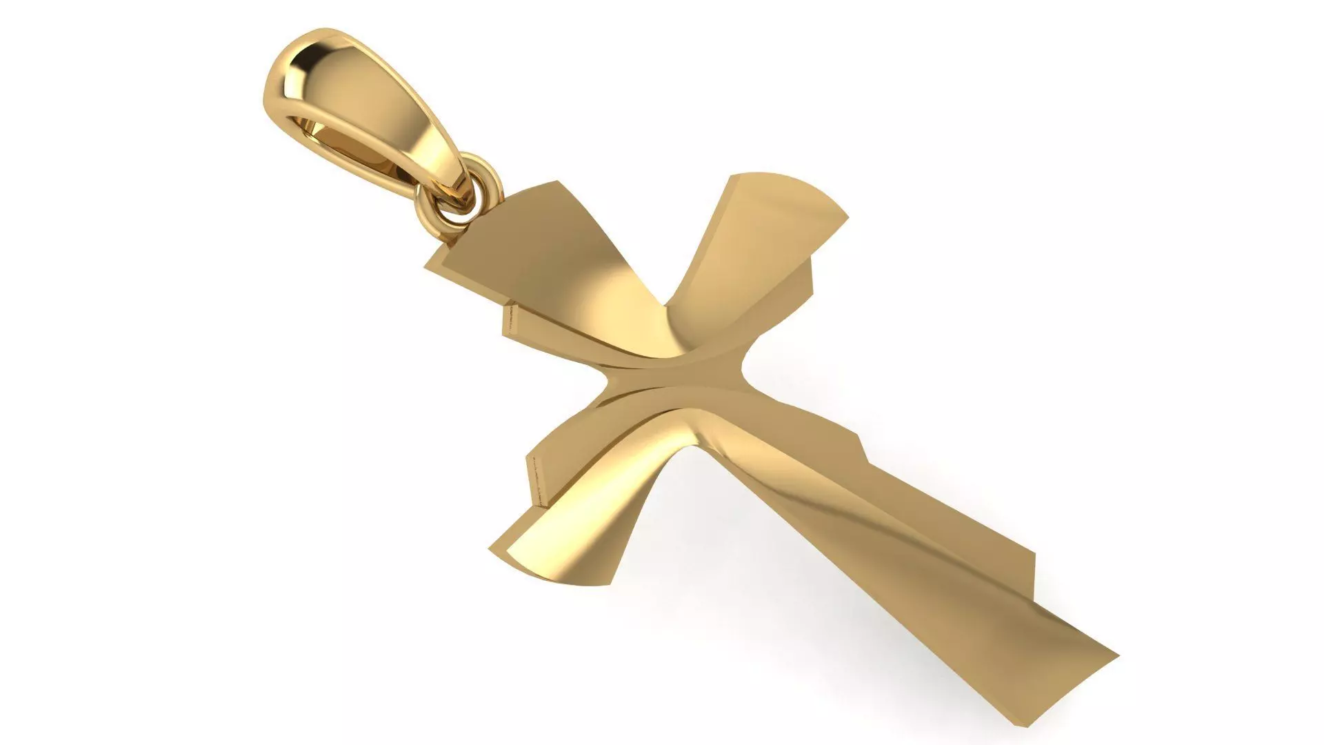 CROSS PENDANT CR73 3D print model_0