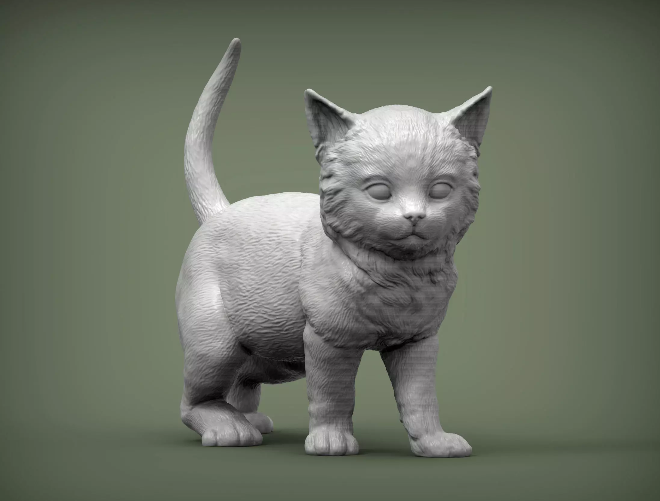kitty  3D print model_0