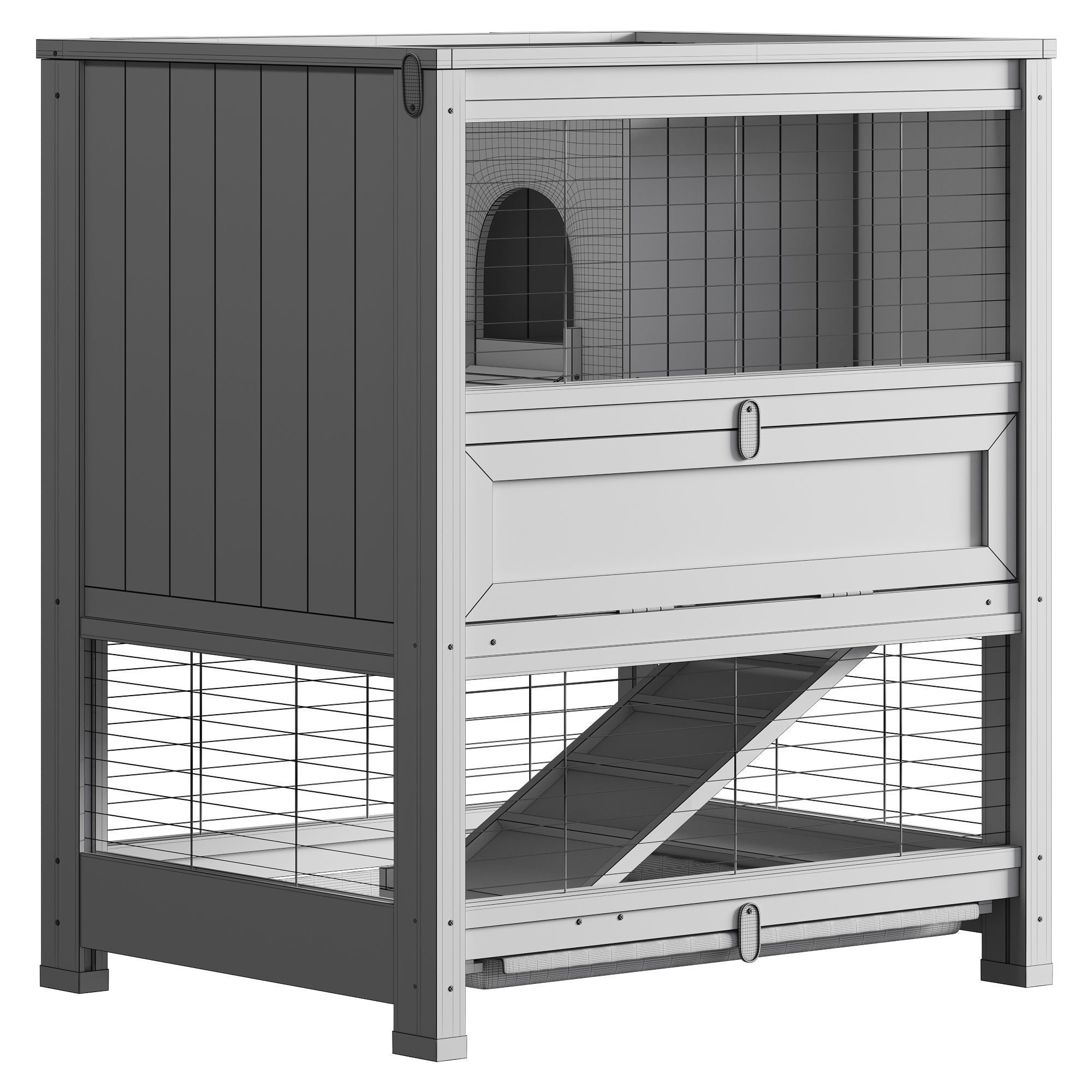 Rabbit Cage by Ferplast 3D model CGTrader