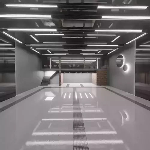 Warehouse loft 3D model