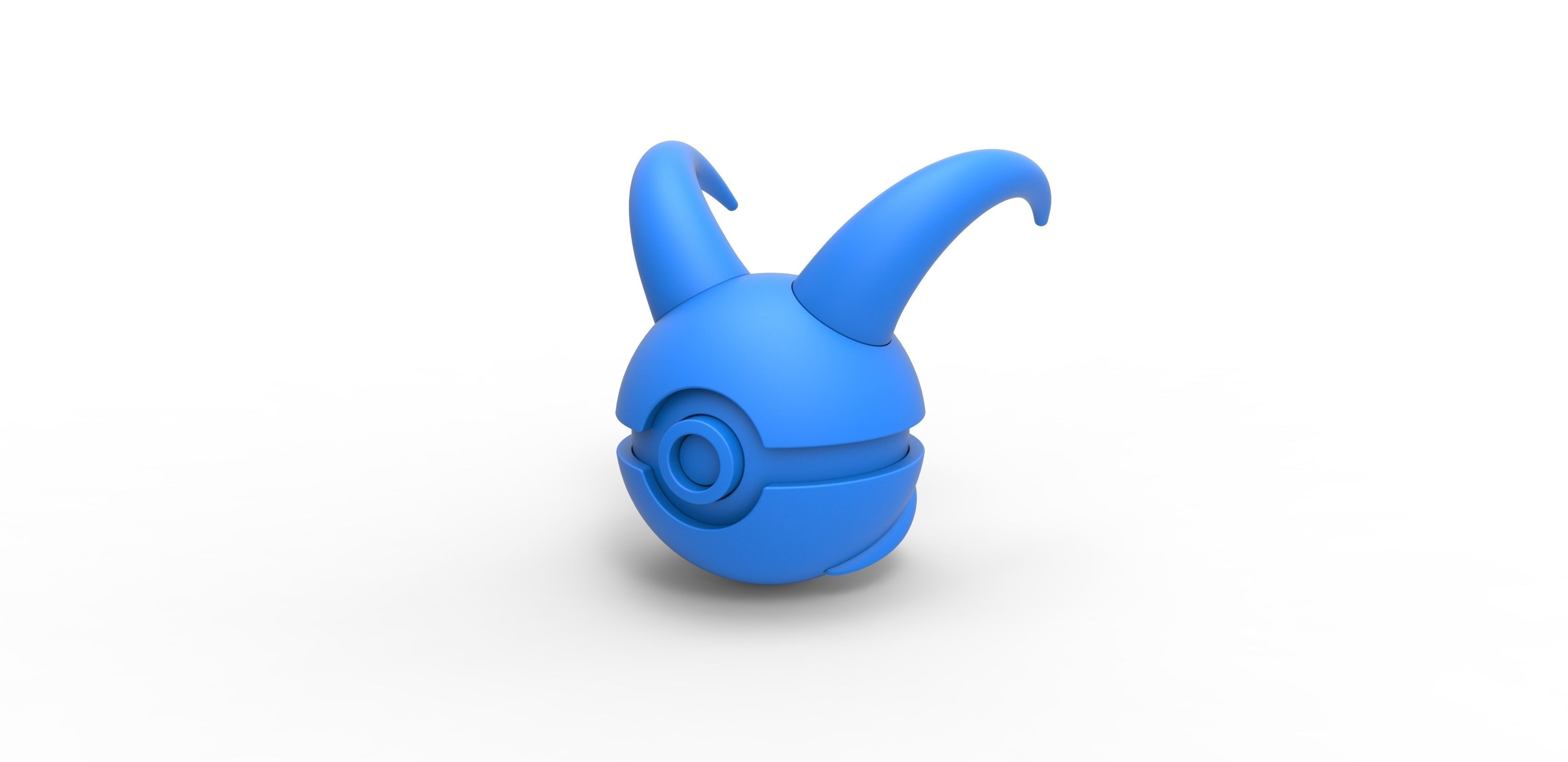 Houndoom orb 3D print model_9