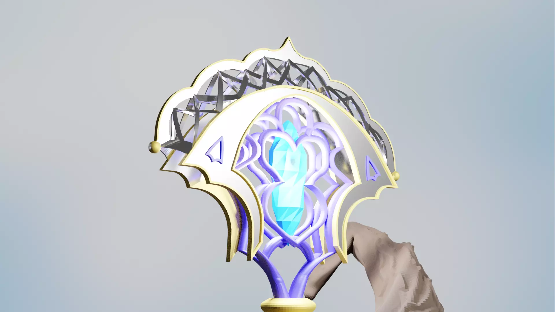 Fate Grand Order - Artoria Casters staff 3D print model