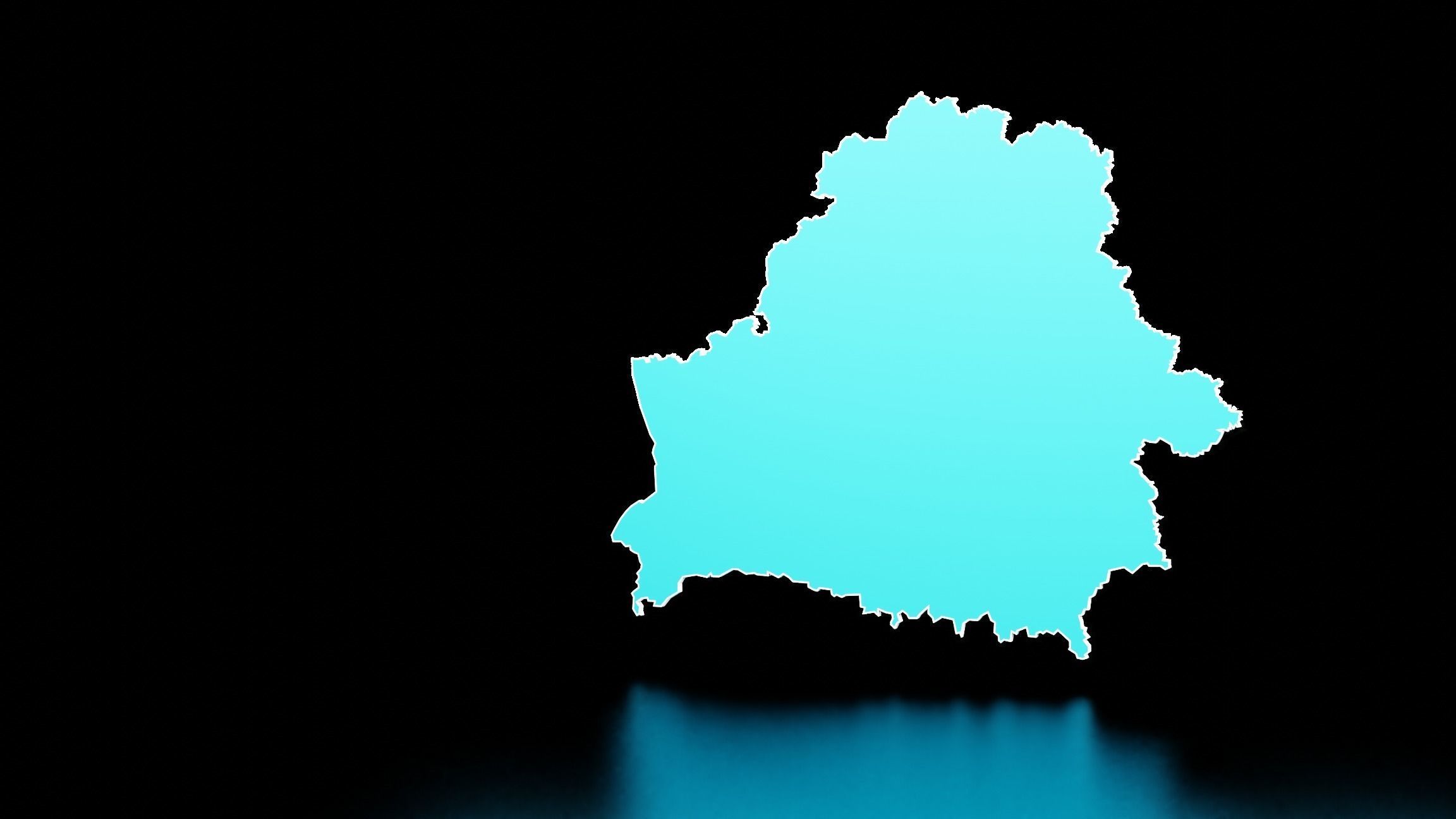 BELARUS POLITICAL MAP LAYOUT  Low-poly 3D model_19