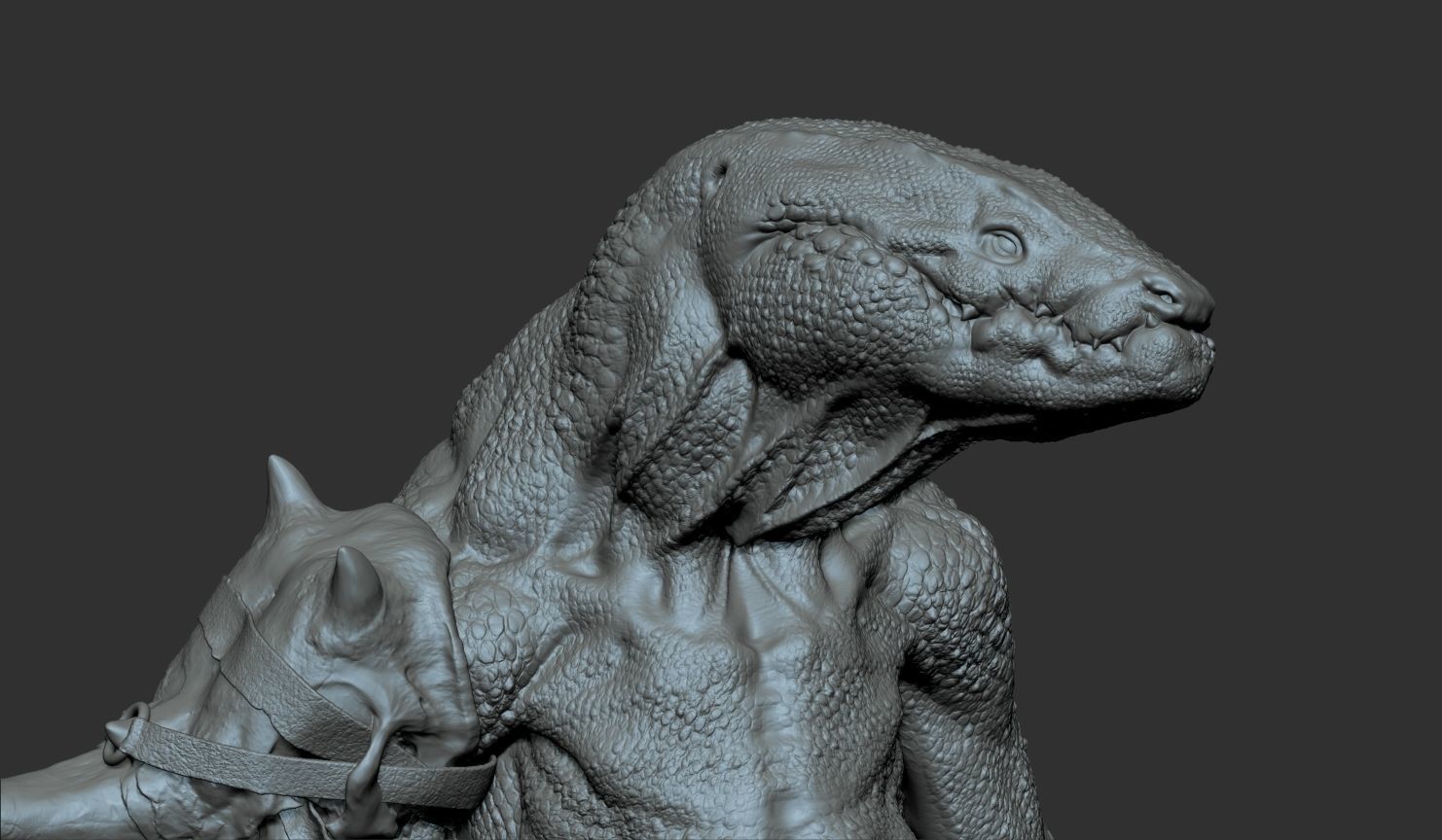 Lizardman - Presupported 3D model_1