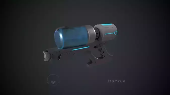 Sci-Fi Plasma-Gun  