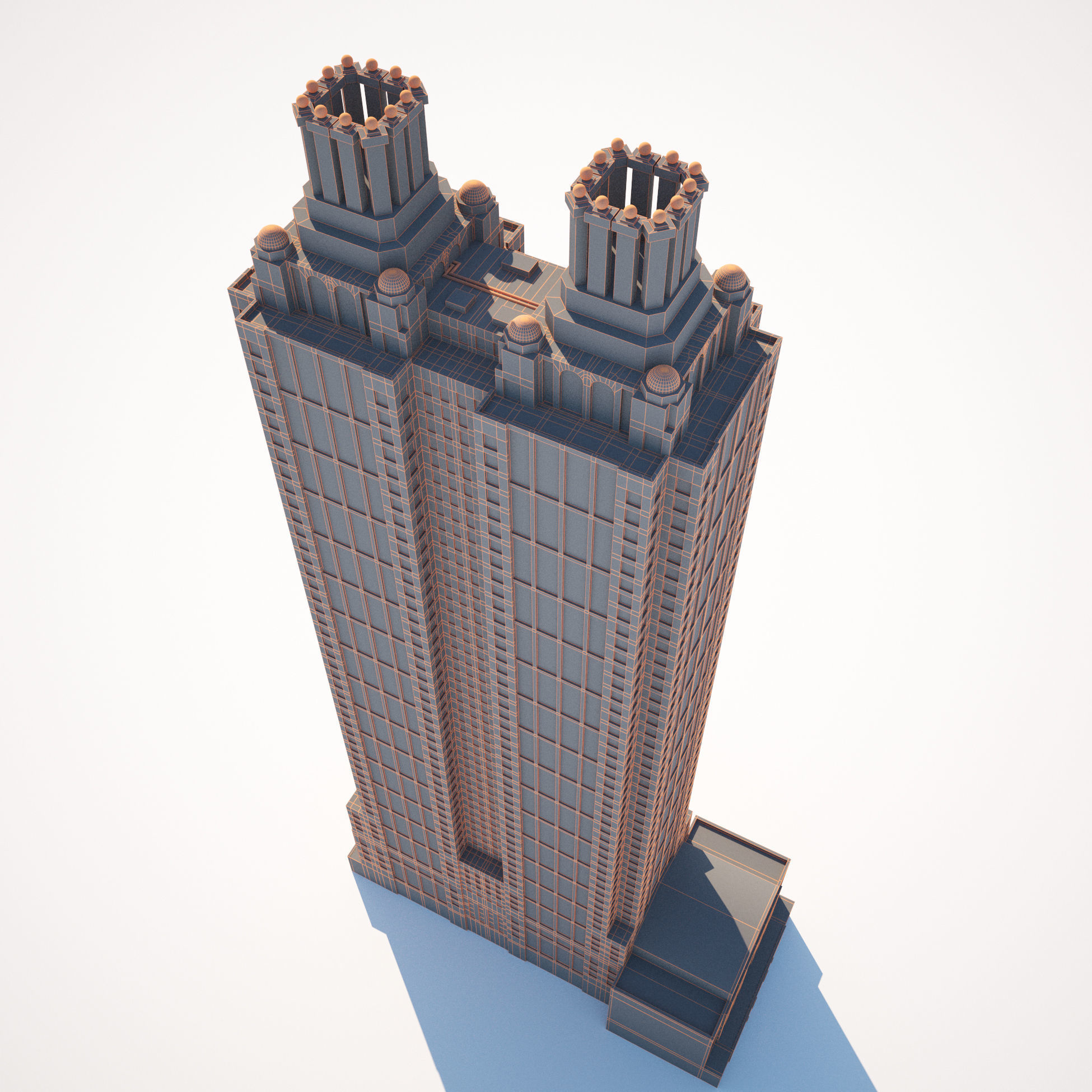 191 Peachtree Tower 3D model_7