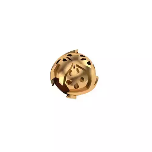 Jewelry gold plated ball