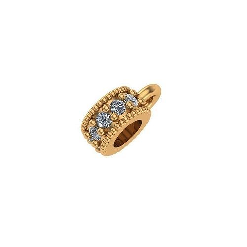 Jewelry gold pendant with diamonds 3D print model