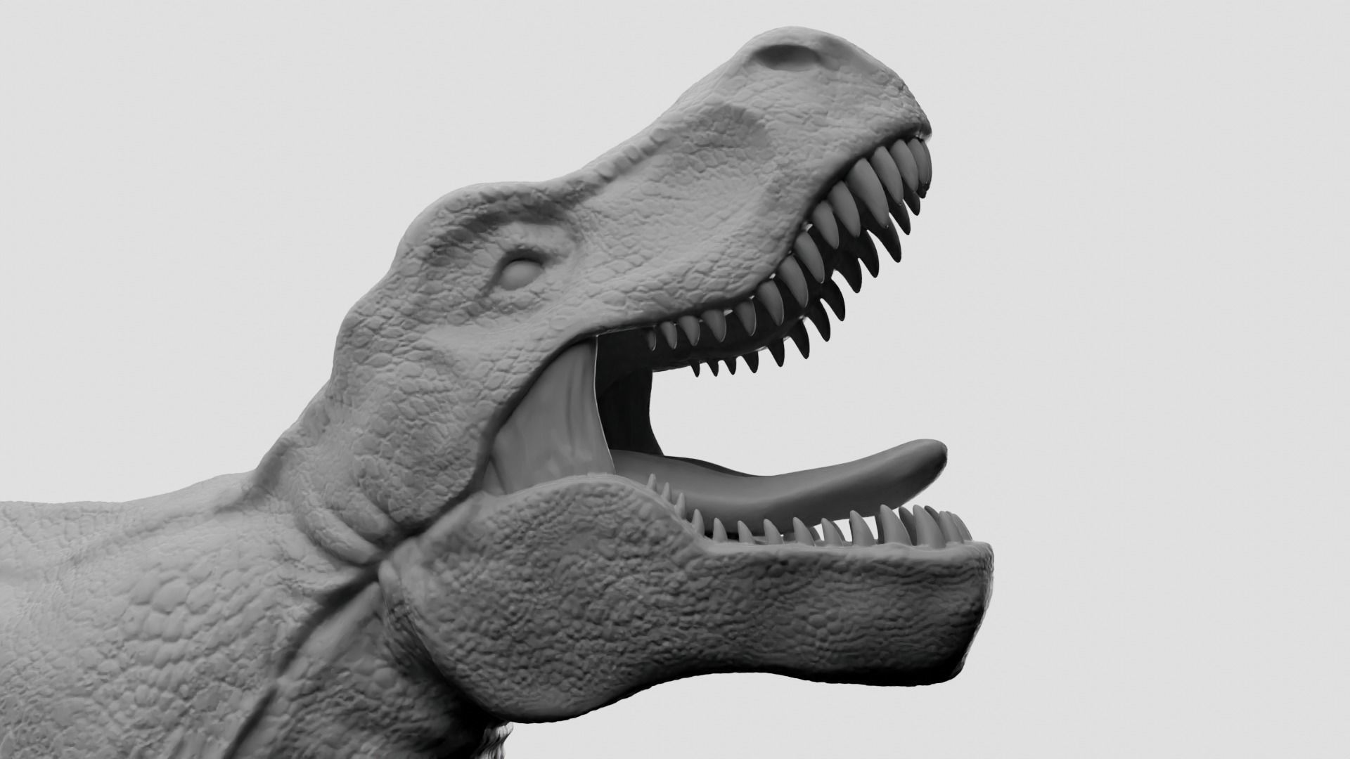 T Rex 3D printable model 3D print model_4