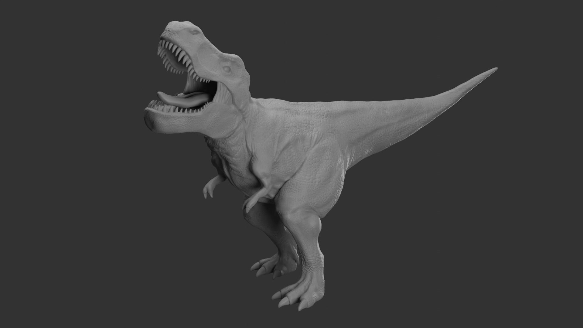 T Rex 3D printable model 3D print model_2