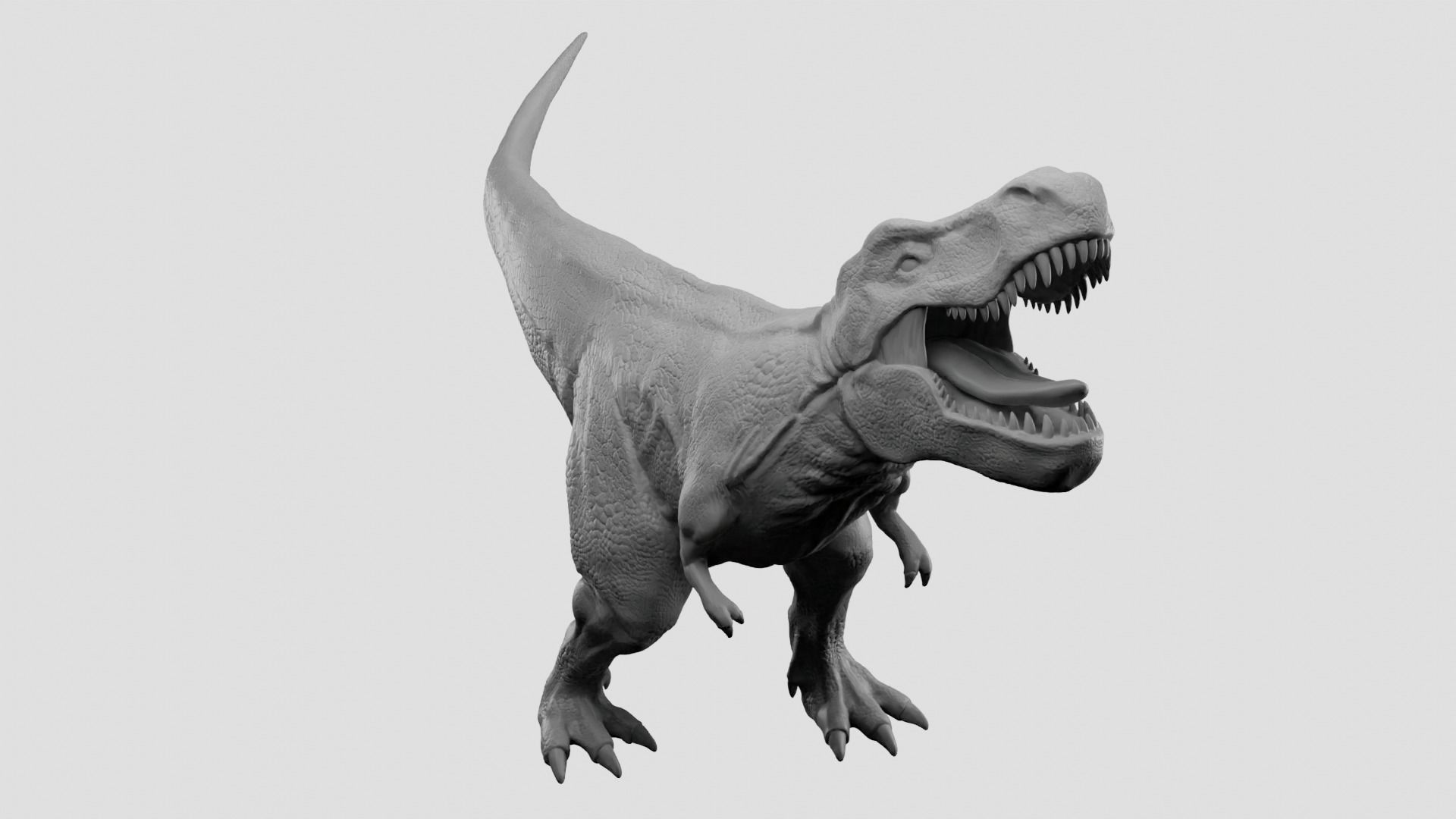 T Rex 3D printable model 3D print model_3