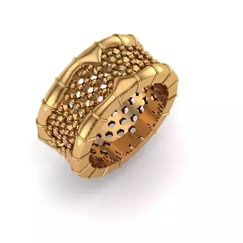 Jewelry gold plated ring with diamonds