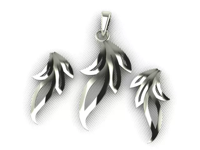 Women Pendant Set 3D print model