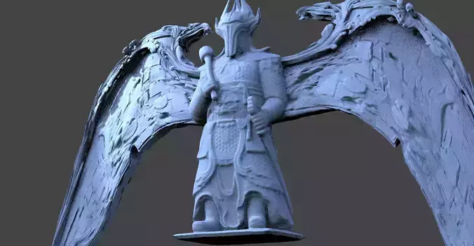 Golem Winged 3D