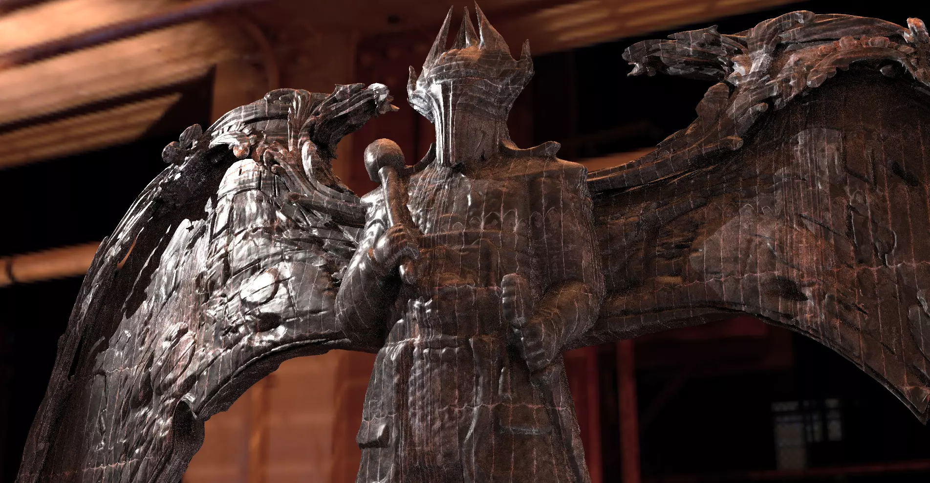 Ancient Giant Statue 3D model