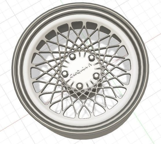 TSW Vale Wheels with Tires and Brakes for 3D Print 3D print model