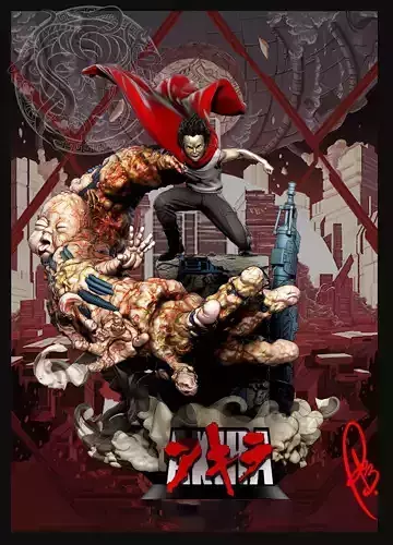 TETSUO SHIMA BY CREATIVE GEEK MB 3D print model TETSUO SHIMA BY CREATIVE GEEK MB 3D print model