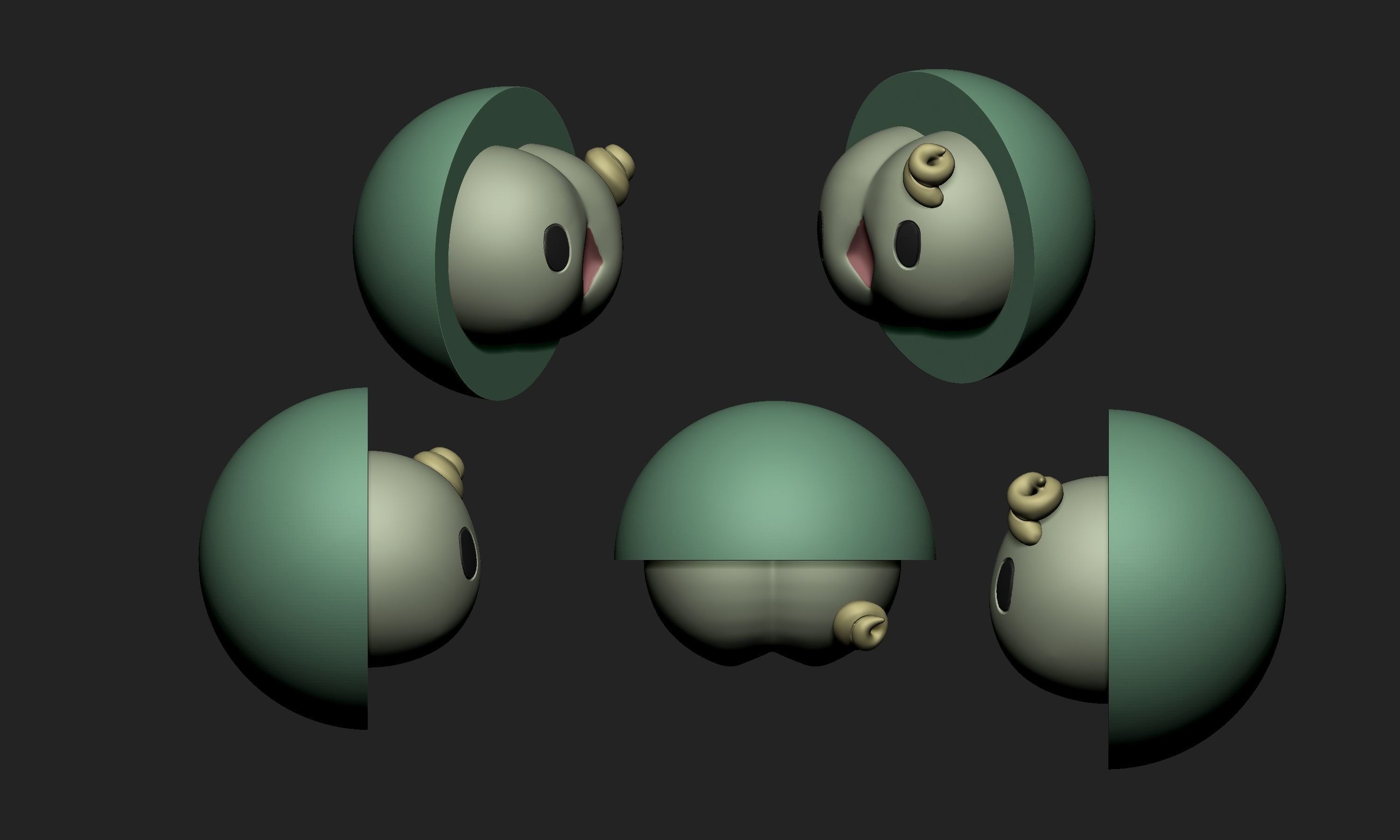 Pokemon - Solosis 3D print model_3