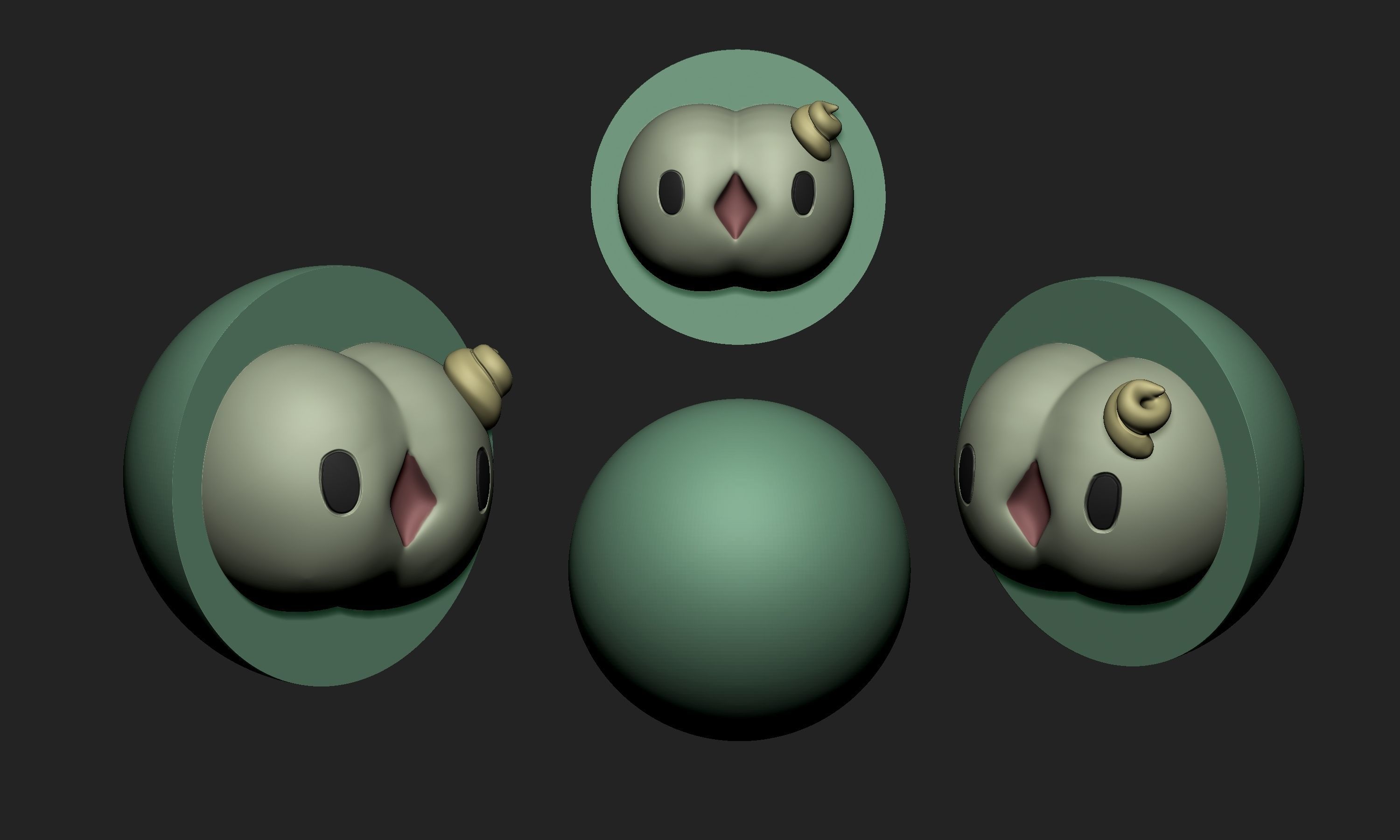 Pokemon - Solosis 3D print model_2