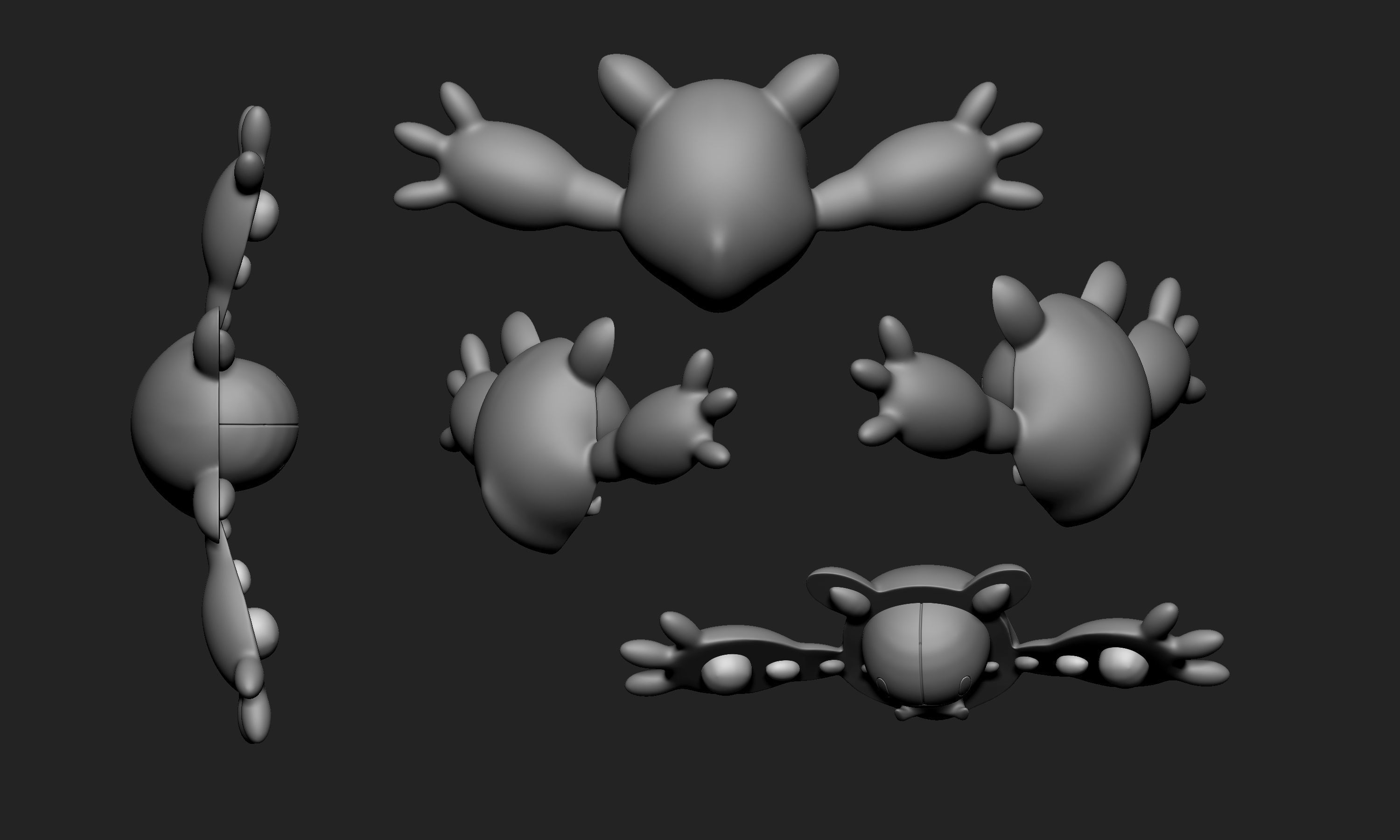 Pokemon - Reuniclus 3D print model_5