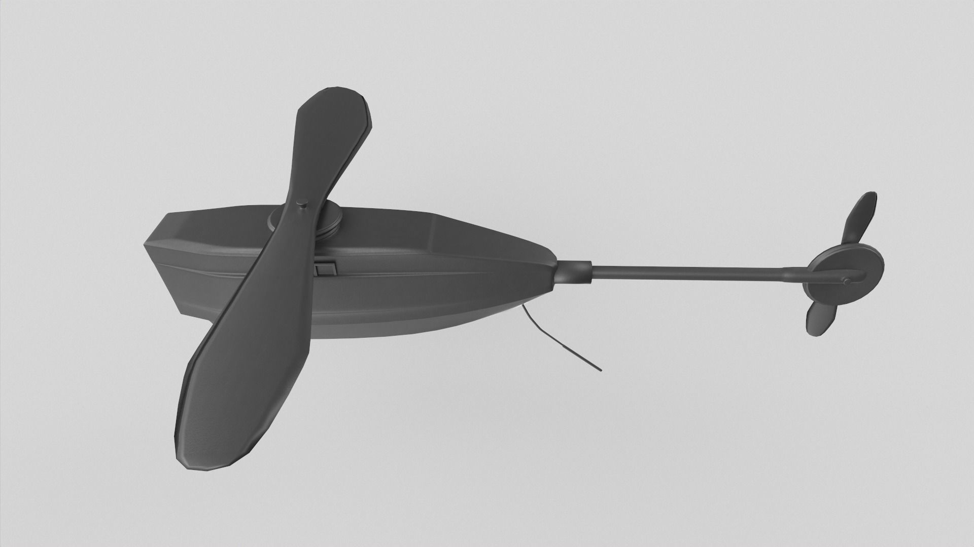 Black Hornet Nano UAV Micro Drone 3D model_14