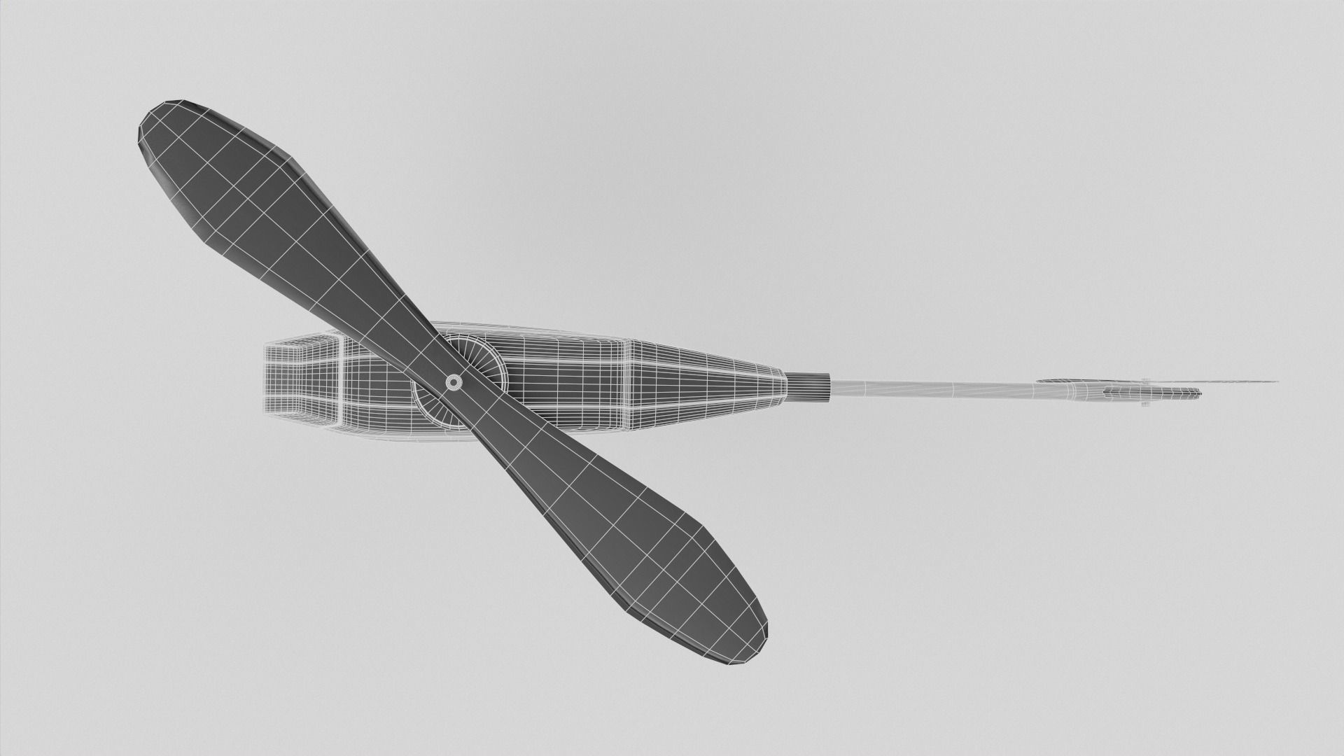 Black Hornet Nano UAV Micro Drone 3D model_20