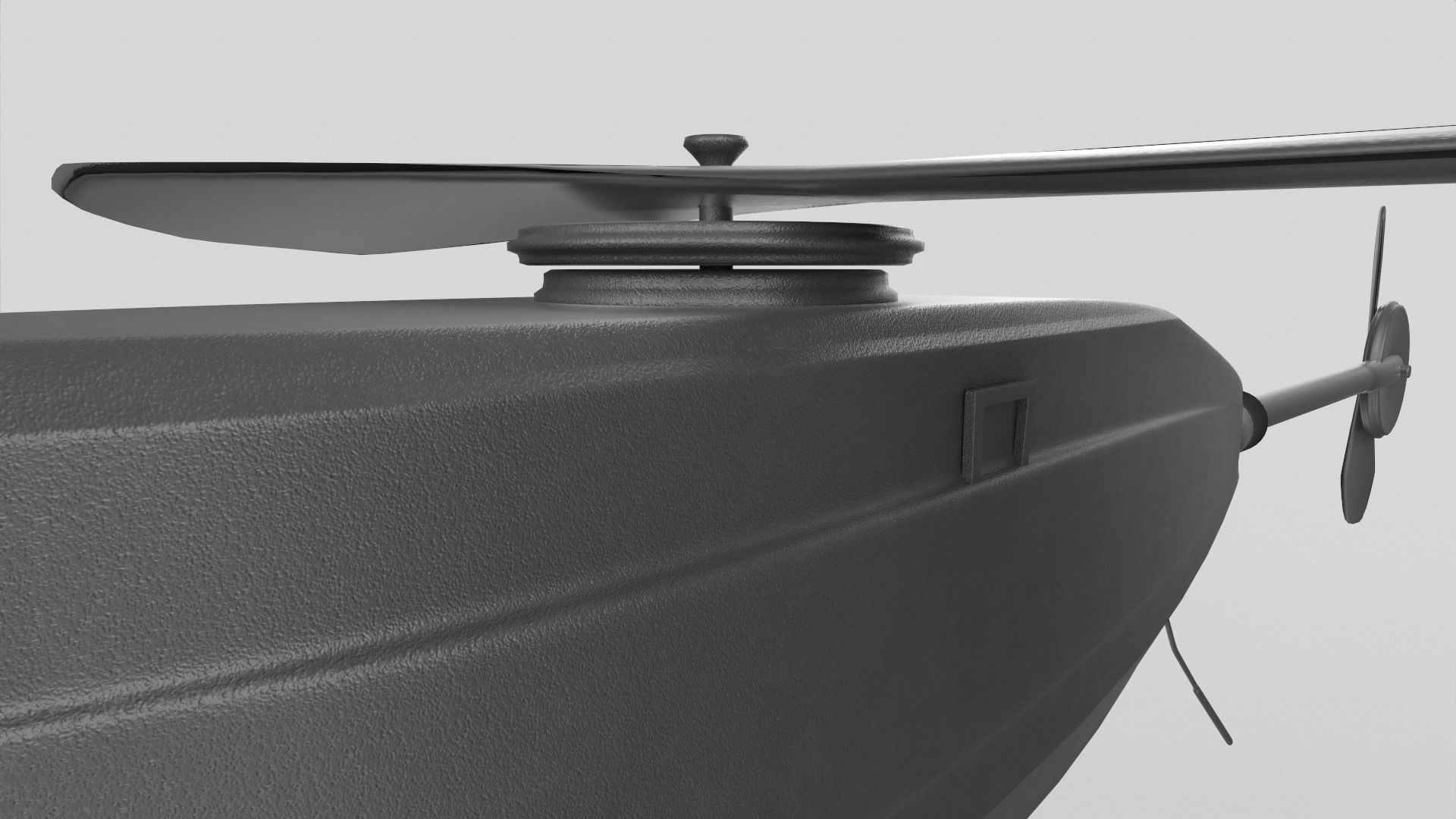 Black Hornet Nano UAV Micro Drone 3D model_15