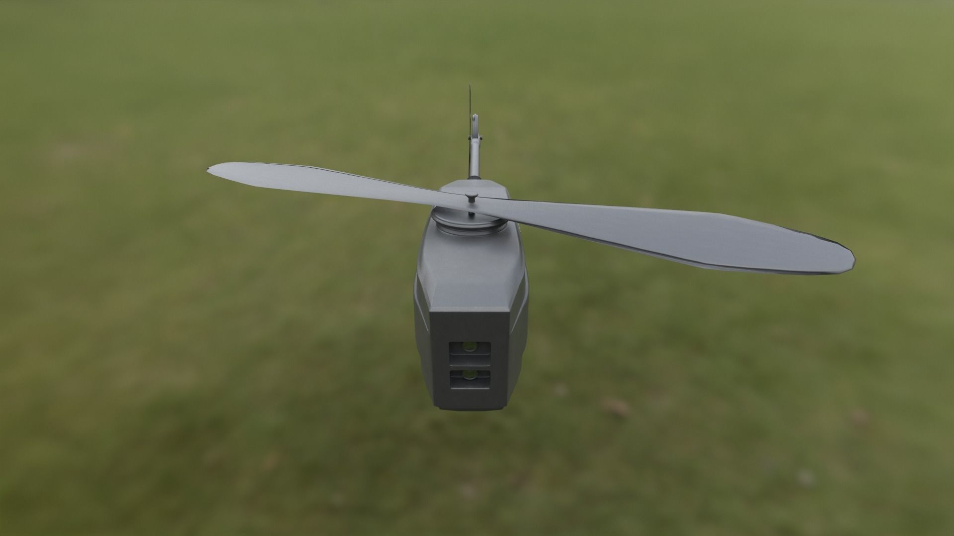 Black Hornet Nano UAV Micro Drone 3D model_10