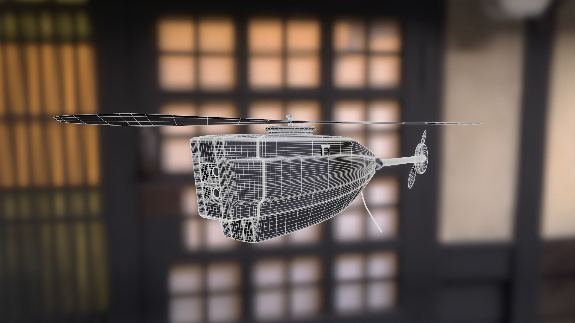 Black Hornet Nano UAV Micro Drone 3D model_21