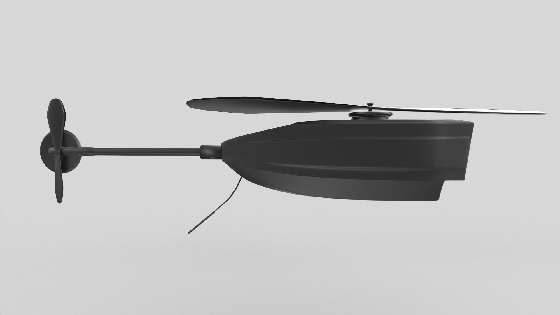 Black Hornet Nano UAV Micro Drone 3D model_12