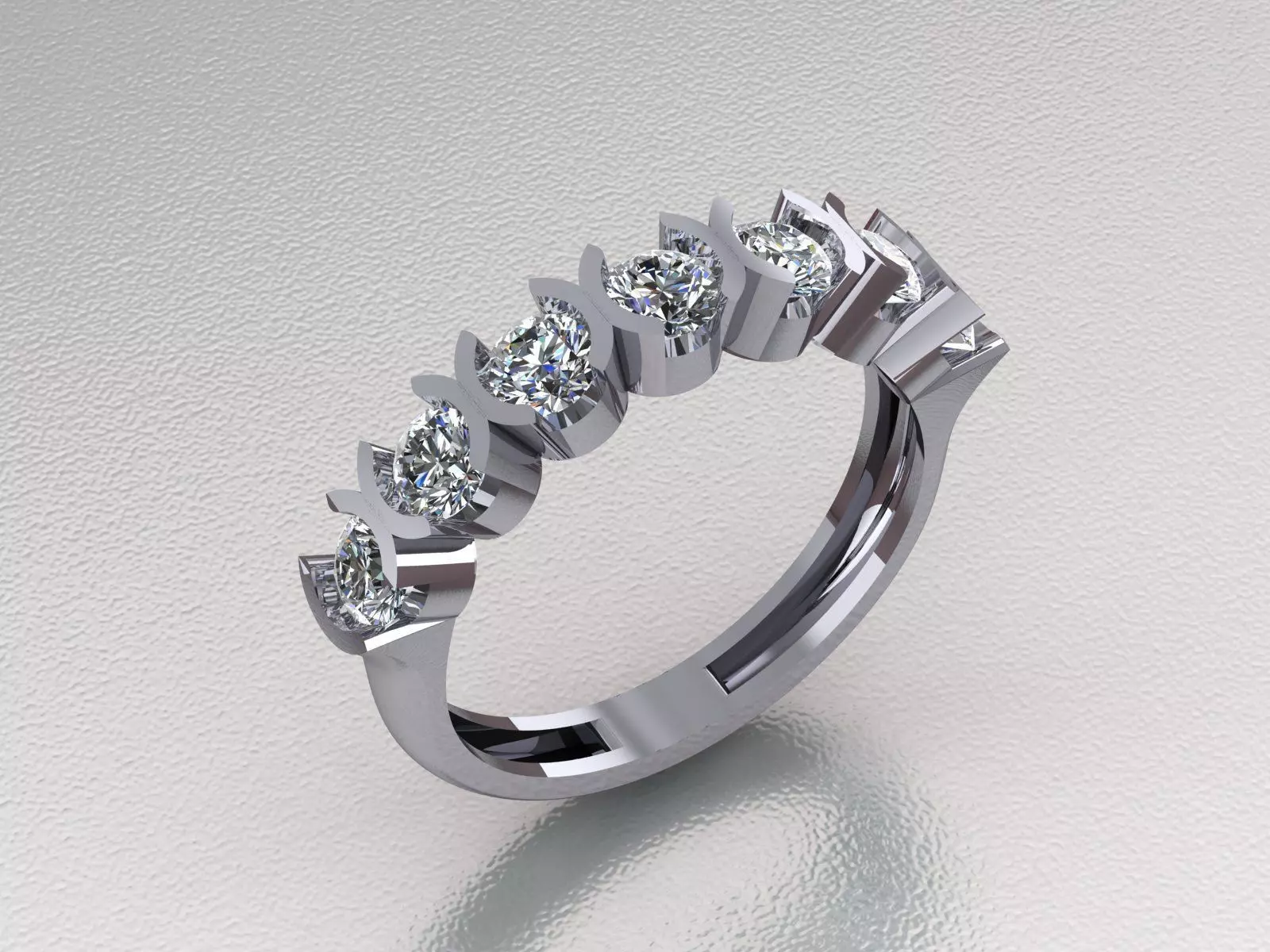 Diamond Ring 153 3D print model_0