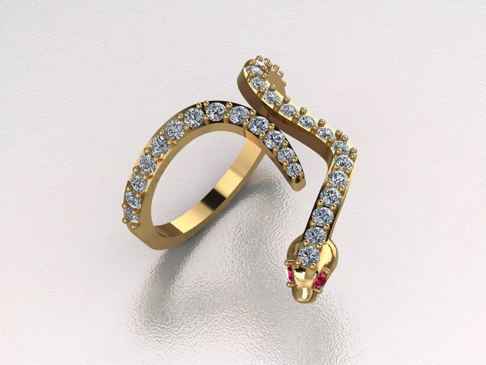 Diamond Ring 154 3D print model_0