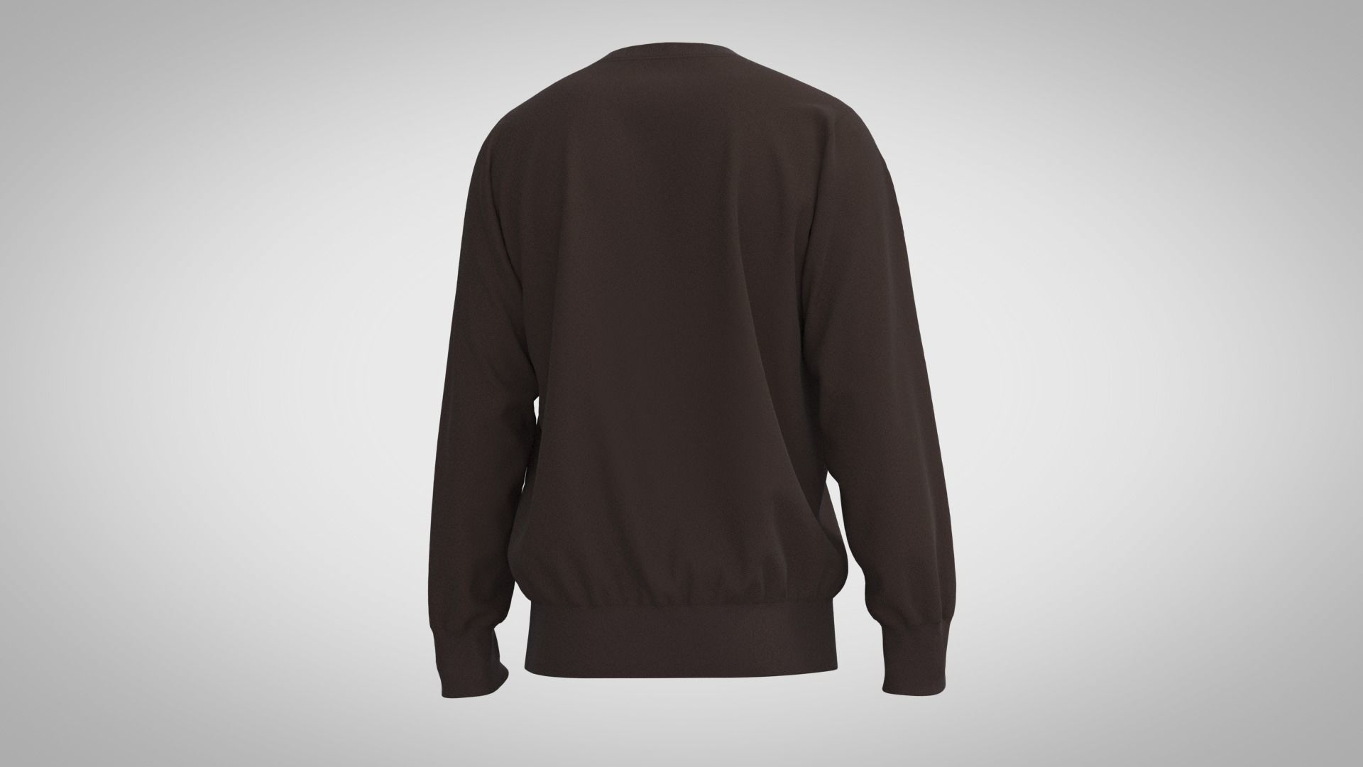 Crew-neck Sweatshirt 3D model_7