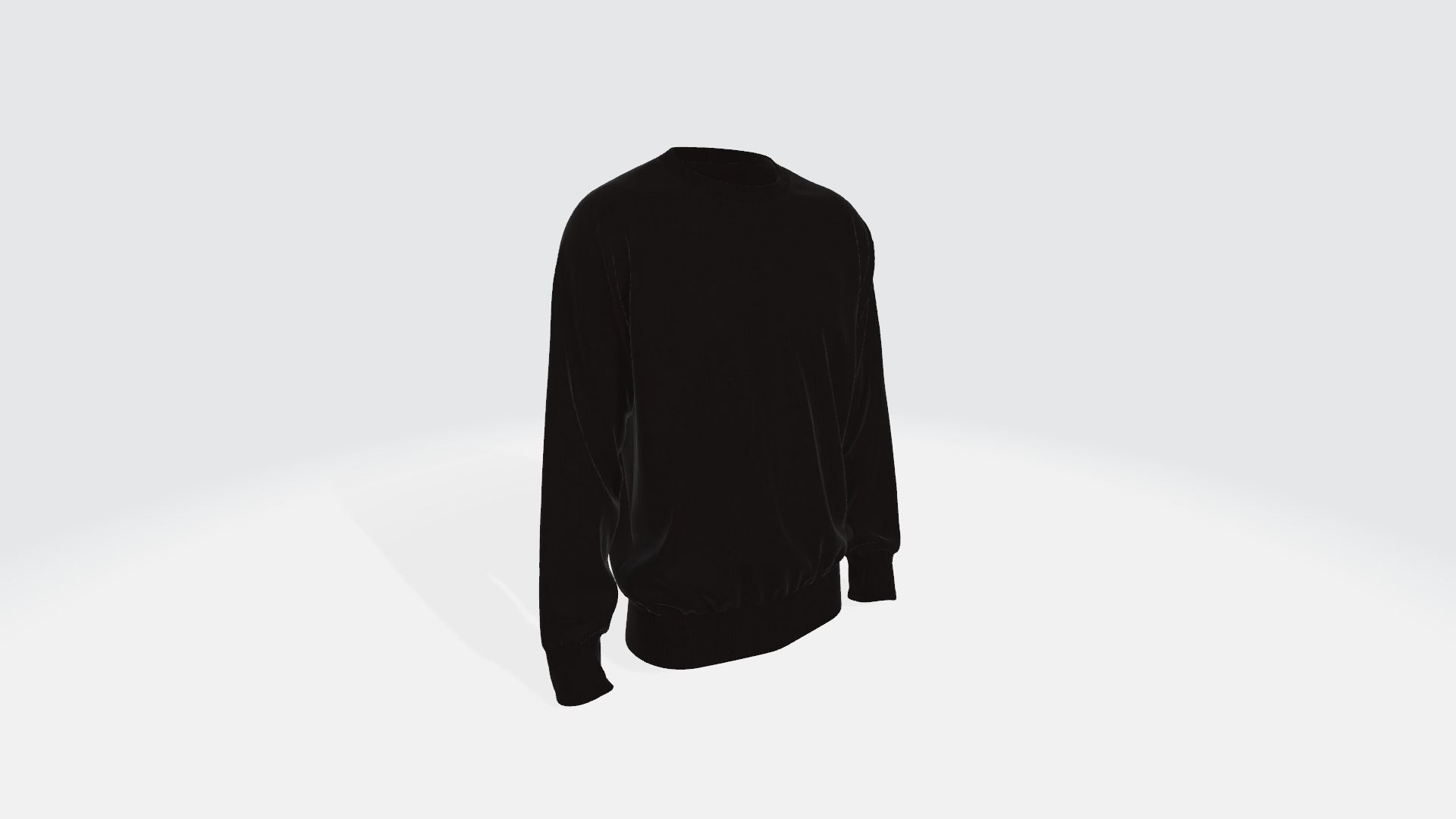 Crew-neck Sweatshirt 3D model_10