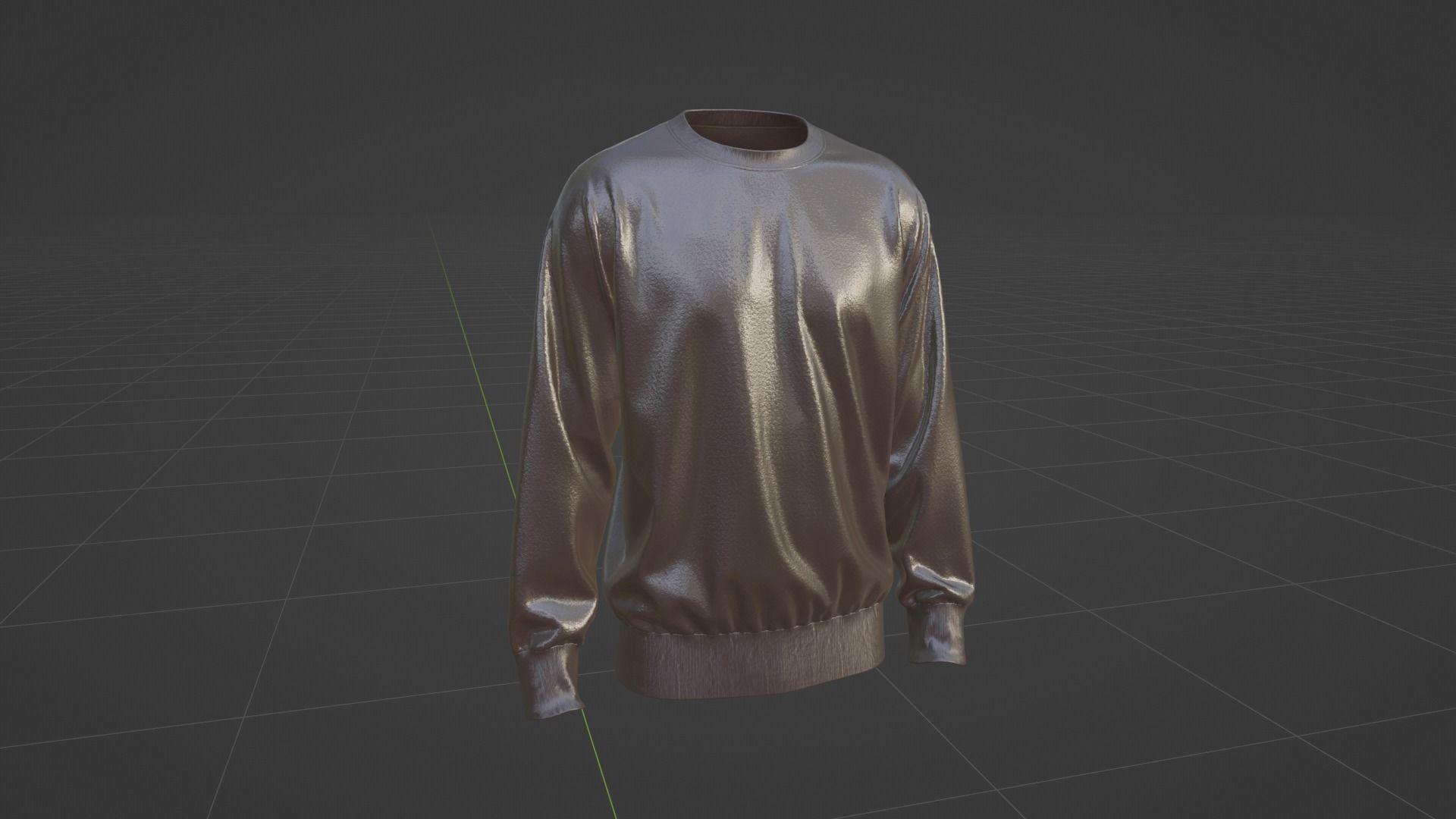 Crew-neck Sweatshirt 3D model_9