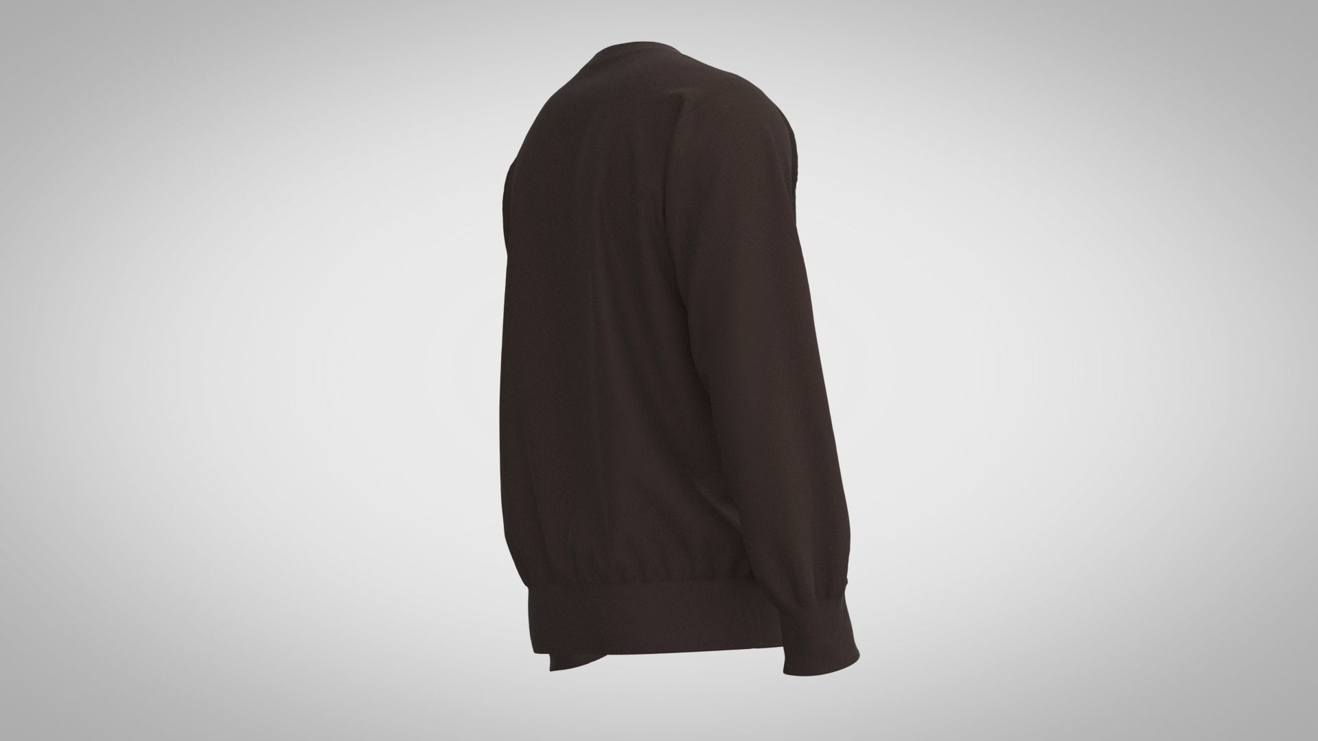 Crew-neck Sweatshirt 3D model_6