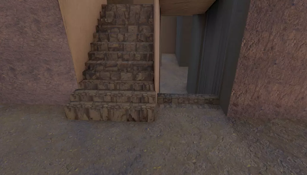 ancient egyptian ruins scene 3D model_0