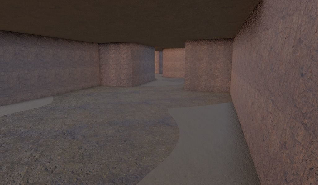 ancient egyptian ruins scene 3D model_9