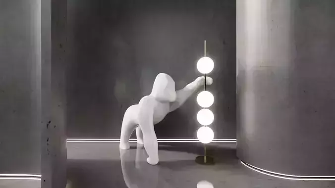 Modern  Orangutan Creative  Sculpture