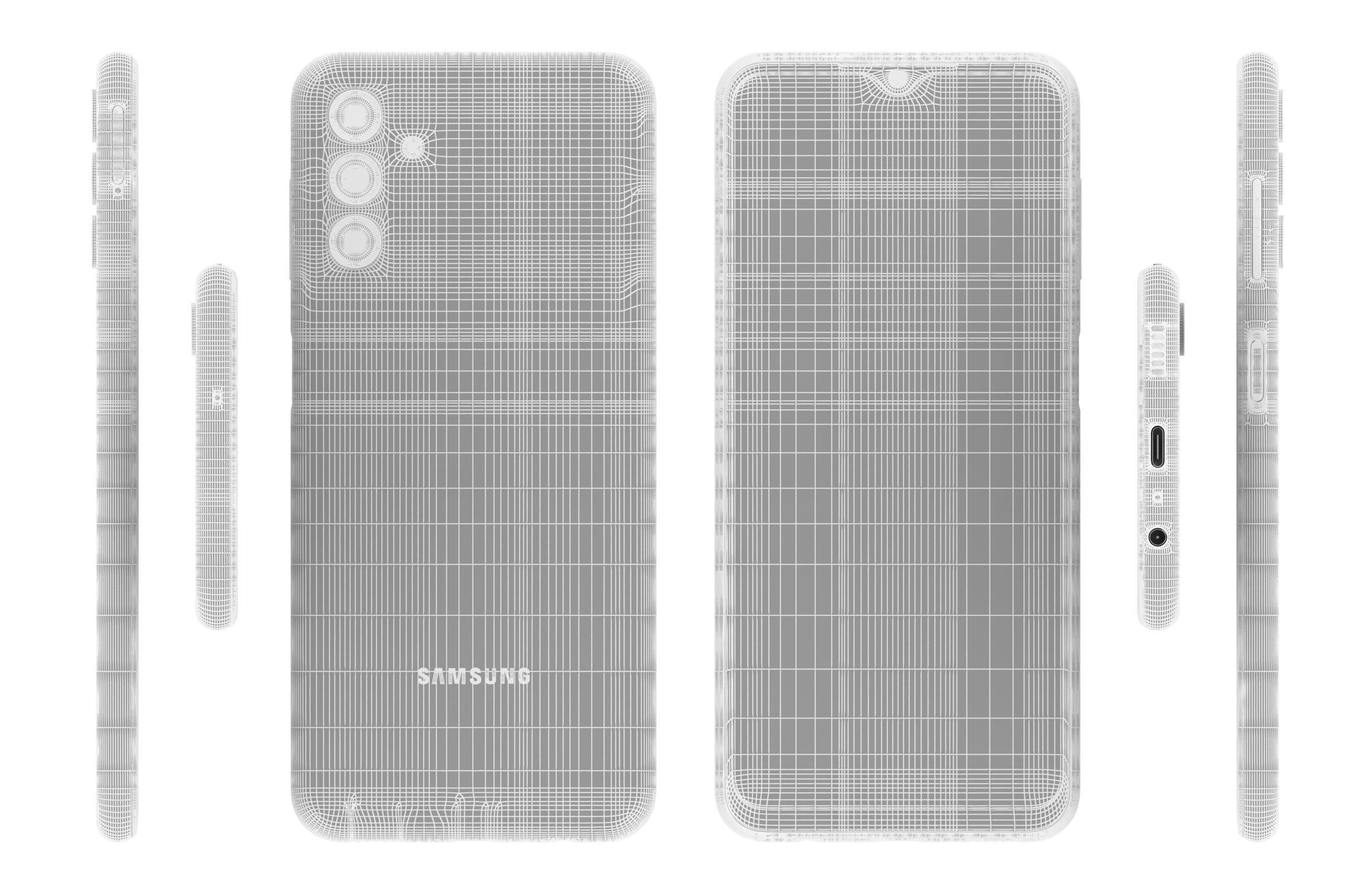 Samsung Galaxy A11 A12 And A13 3D model_130