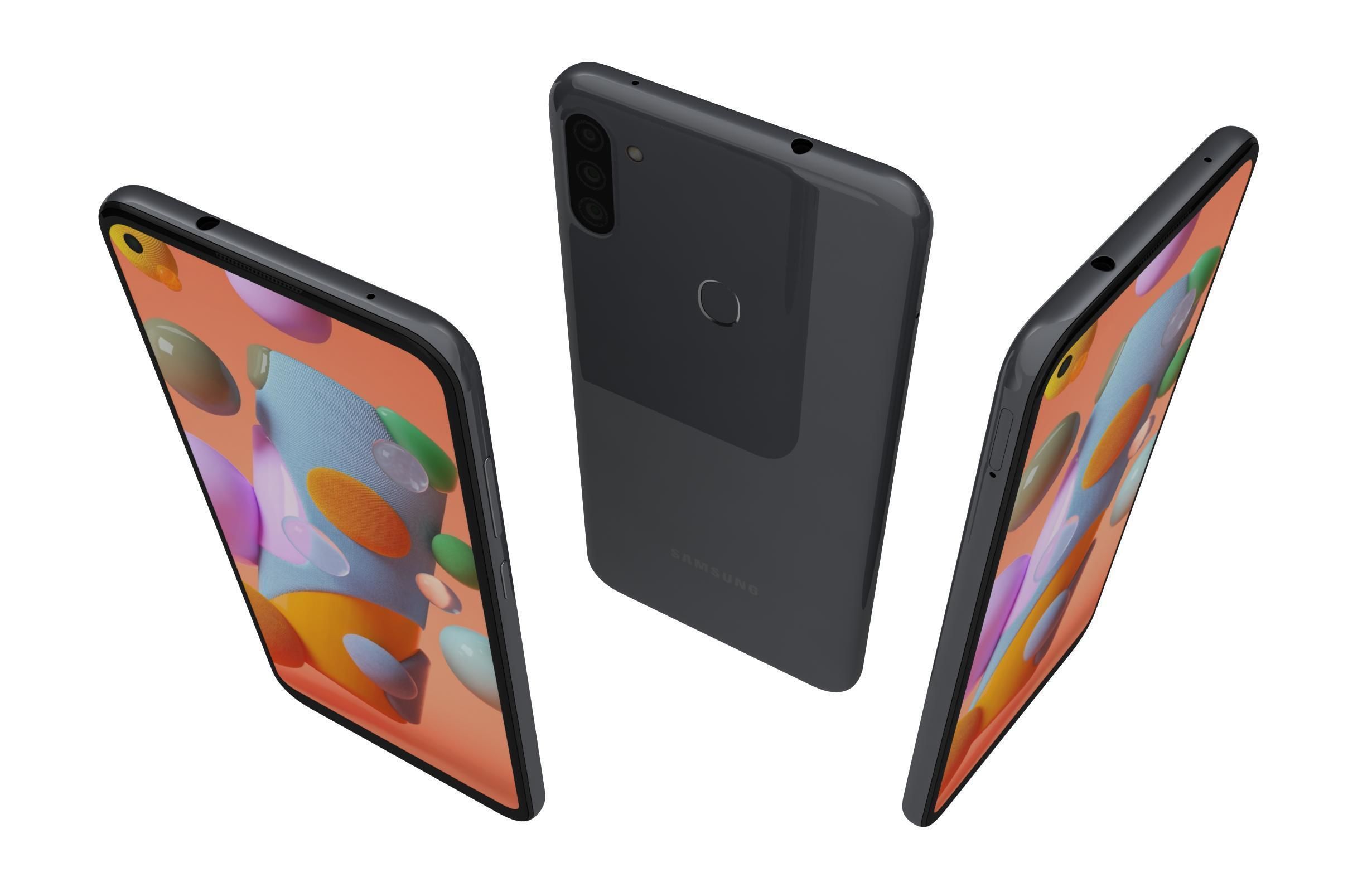 Samsung Galaxy A11 A12 And A13 3D model_15