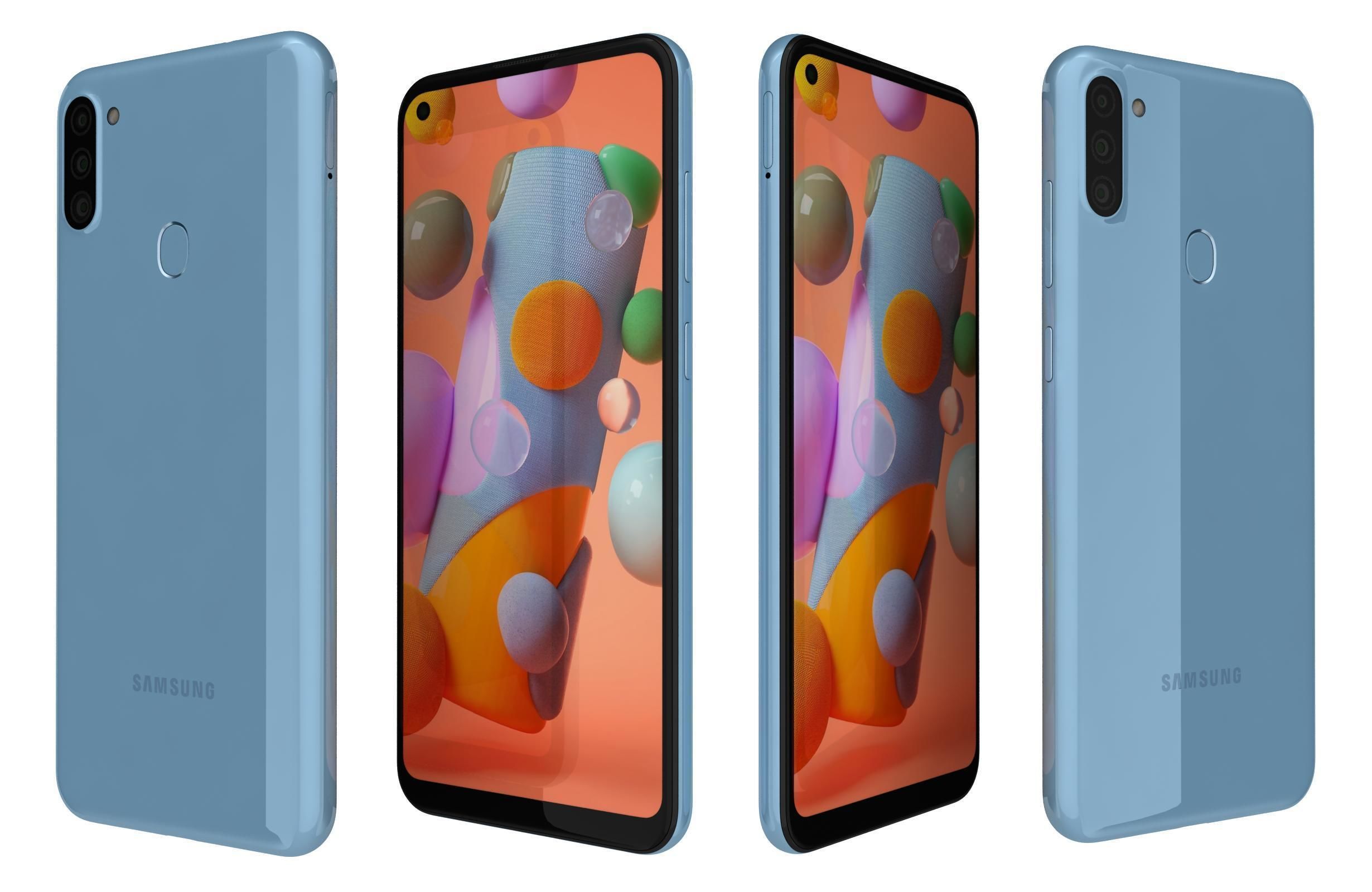 Samsung Galaxy A11 A12 And A13 3D model_22