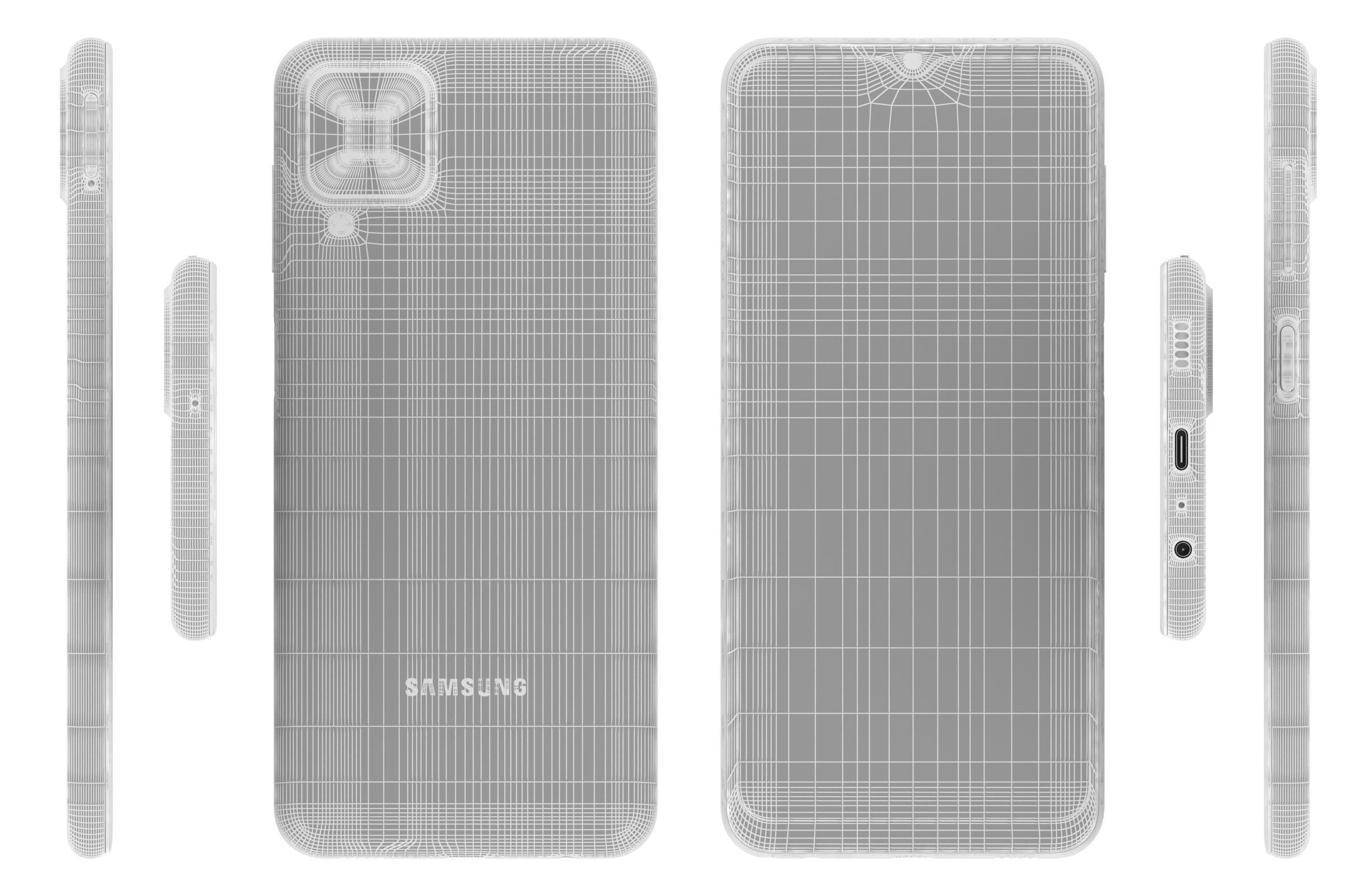 Samsung Galaxy A11 A12 And A13 3D model_94